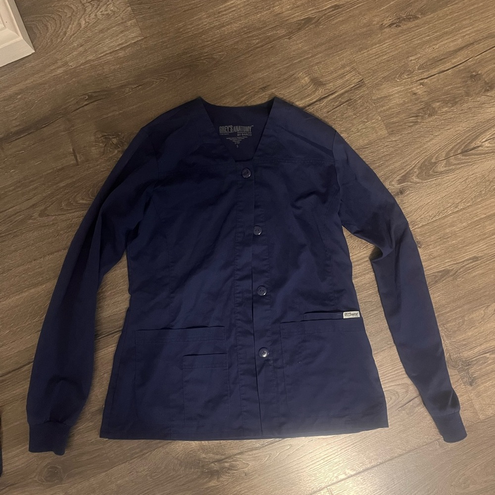 Grey's Anatomy Women's Scrub Navy Jacket
